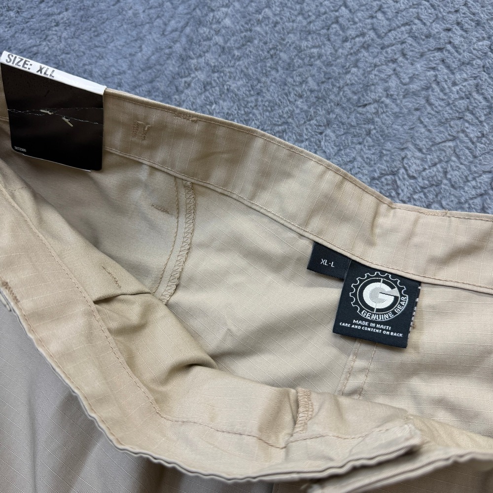 Genuine Gear BDU Trouser Mens XLL Khaki Tan‎ NWT Ripstop Tactical Cargo Pants